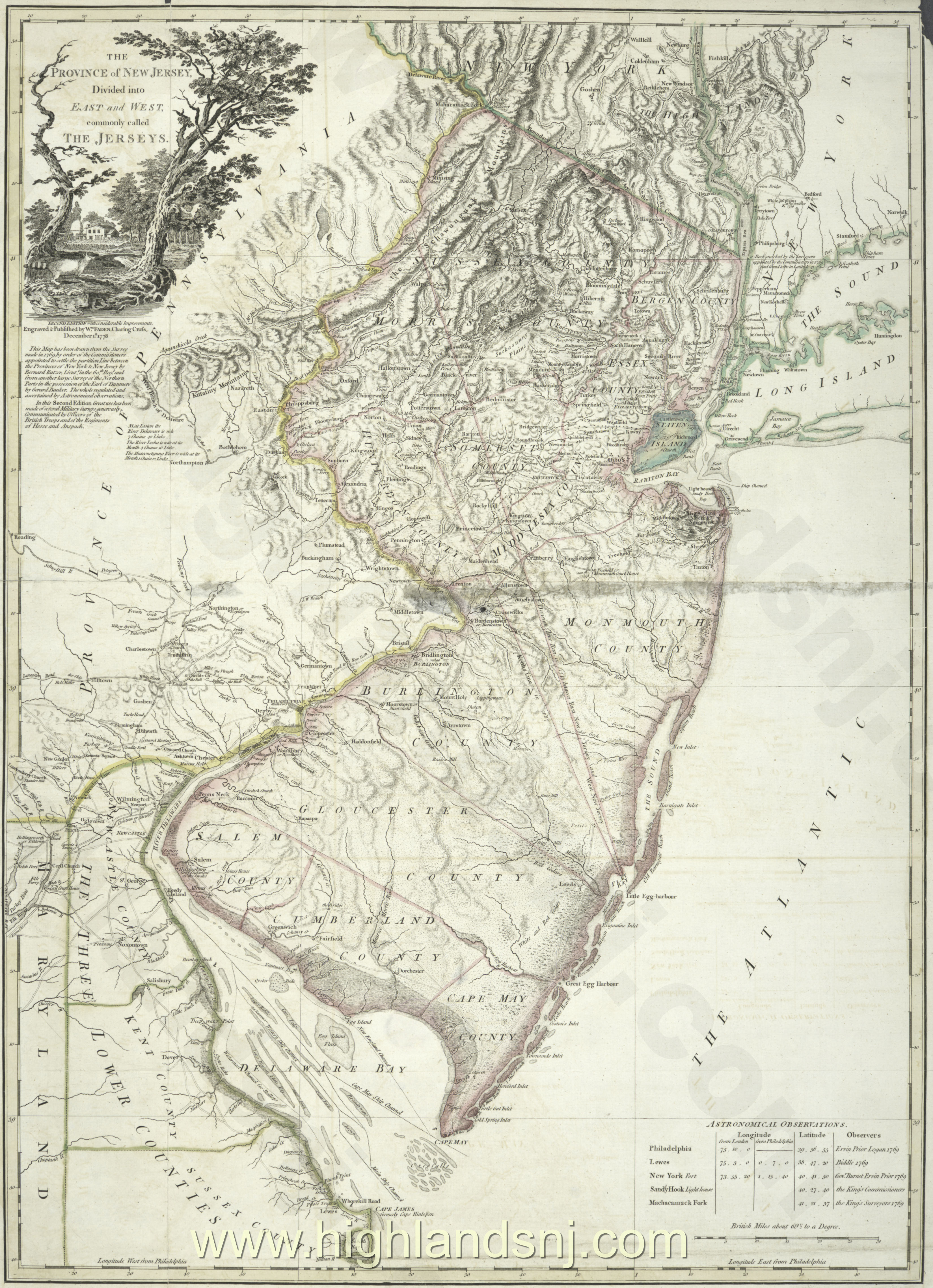 1777 The Province of New Jersey  divided into East and West commonly called the Jerseys nypldigitalcollections